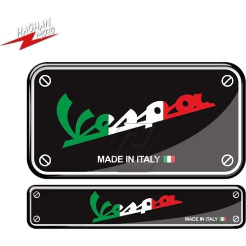 For Vespa GTS GTV LX Sprint Primavera 50 125 150 250 300 300ie Super Sport 3D Decal Made In Italy Sticker