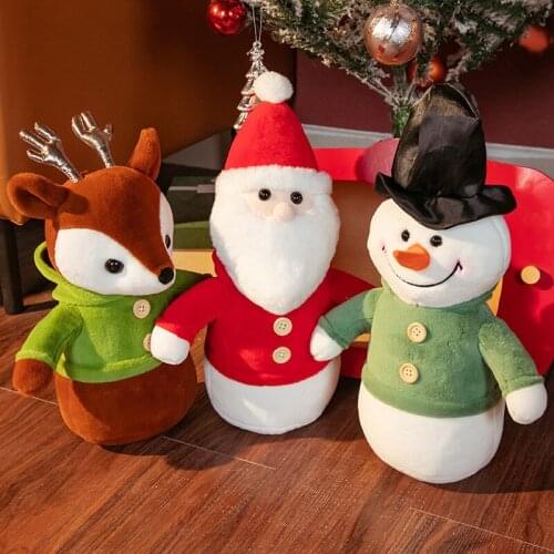 40cm Santa Claus Doll Christmas Decorations for Home Merry Christmas Ornaments Xmas Garden Decoration New Year