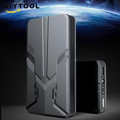 6000/8000mAh Car emergency starting power 12V LED car spare battery Portable firearm Multi-function starter bright flashlight