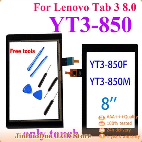 8'' New LCD For Lenovo Yoga YT3-850 YT3-850F YT3-850M Touch Screen Tablet Glass Panel Replacement