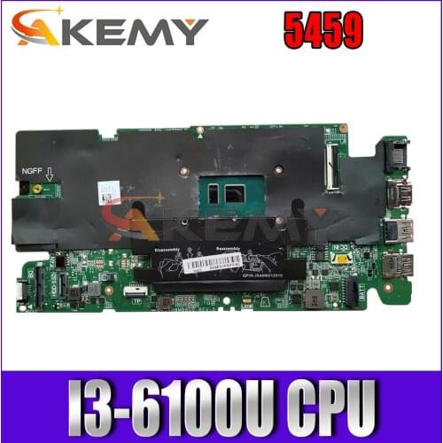 Akemy I3-6100U For Dell Vostro 5459 Laptop Motherboard DA0AM8MB8D0 CN-0GC4PN GC4PN Mainboard 100%tested
