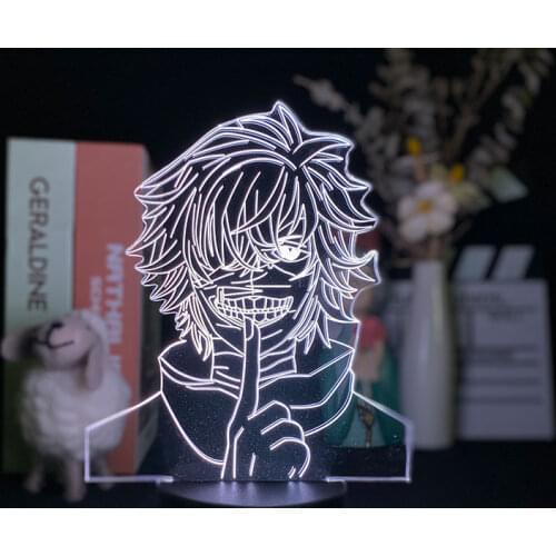 Anime 3d Lamp Tokyo Ghoul Ken Kaneki for Home Decoration Nightlight Cool Birthday Gift Acrylic Led Night Light anime figure