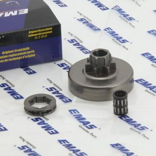 Clutch drum bearing Chain sprocket 3/8"-7T Sprocket for Chainsaw MS381 380 038