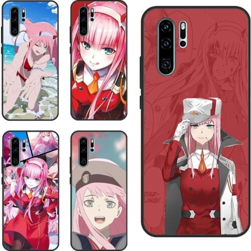 Zero Two Darling in the FranXX Anime For Huawei P30 Lite P40 P20 Pro Nova 5T P Smart 2019 Case For Honor 20 10 X Lite 8X 9X