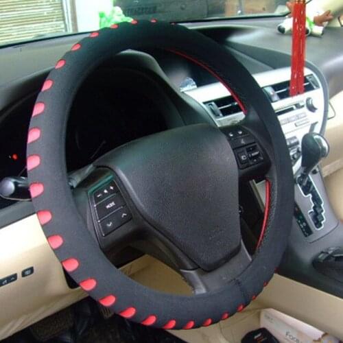 Car Steering Wheel Cover Universal Fit For Most Cars 38cm Diameter EVA Punching Car-styling Interior Accessories