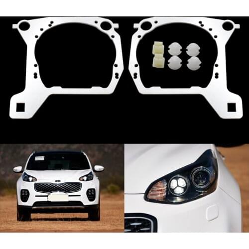 TAOCHIS Car Styling frame adapter DIY Bracket Holder for KIA KX5 Hella 3r 5 Bi xenon Projector lens spot light