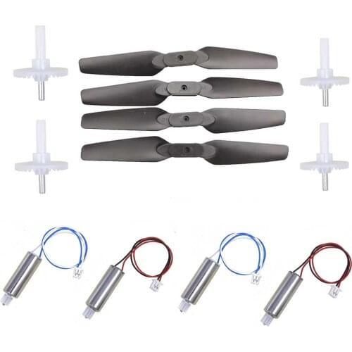 E58 O019 jy019 Spare Parts Blade Engines Motors foldable Propellers Props Gears RC Quadcopter Drone Parts