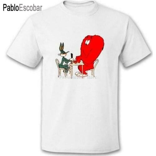 Brand tops euro size New Bugs Bunny And Gossamer Red T-Shirt In All Color Usa Size Em1 Homme Customized Tee Shirt