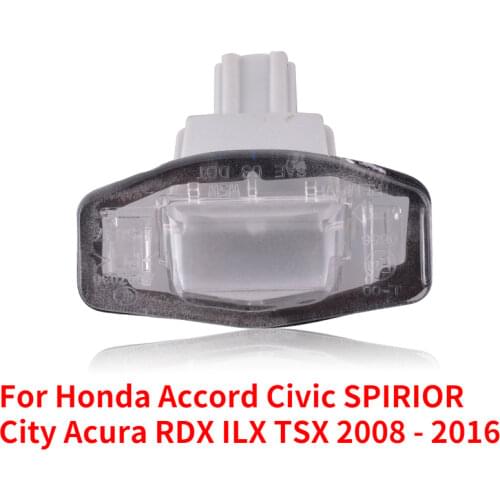 Kamshing For Honda Accord Civic SPIRIOR City Acura RDX ILX TSX 2008 - 16 License Plate Light Lamp Without Bulb