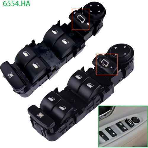 Car Driver Side Window Lifter Regulator Control Switch Console Car Accessories For Citroen C4 2004-2015 6554.HA 6554HA 6554 HA
