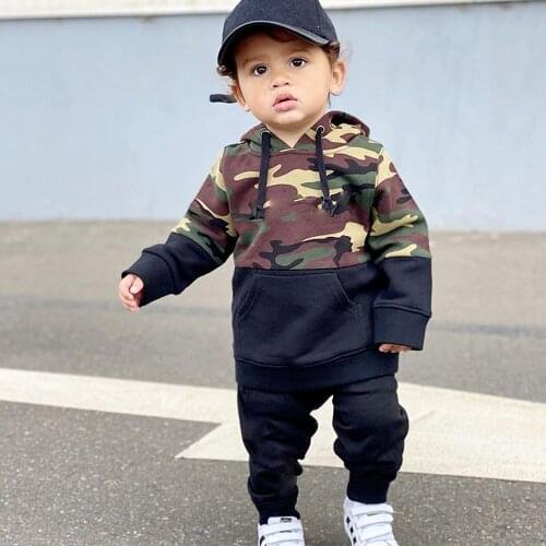 Boys Suit Hoodie Sports Suit Two-Piece Suit Baby Boy Clothes Set Suit For Boys Kids Clothing Childrens 1 to 3 Years For Boys