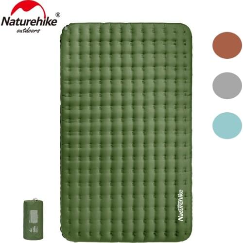 Naturehike 2 Person Lightweight Air Mattresses TPU 13cm Thickened Double Inflatable Mattress Portable Waterproof Camping Mat