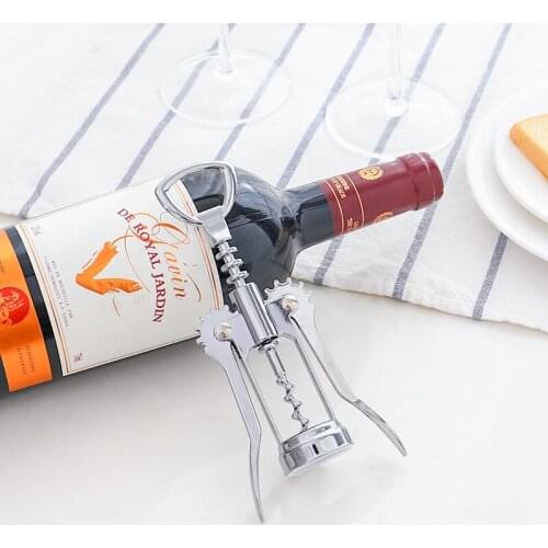 Metal Bottle Opener Red Wine Corkscrew Bottle Handle Opener Corkscrews Essential Tools for Bars