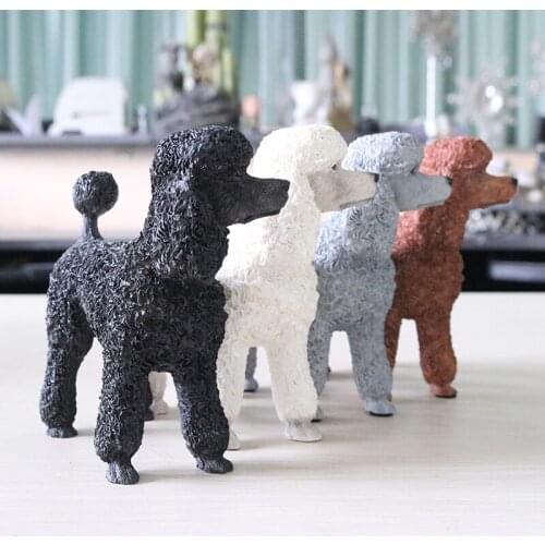 Fashion Dog Model Simulation Animal Collection Decoration Crafts Figurines Miniatures Murals Accessories Furnishing Dog Models