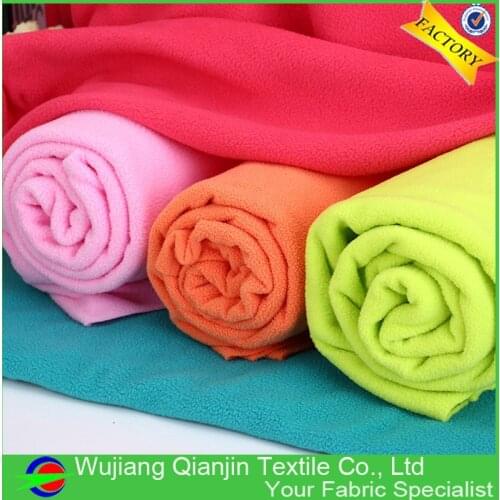 Wholesale New Style Fashion 23 Colors Soft Plain Dyed Fleece Fabric