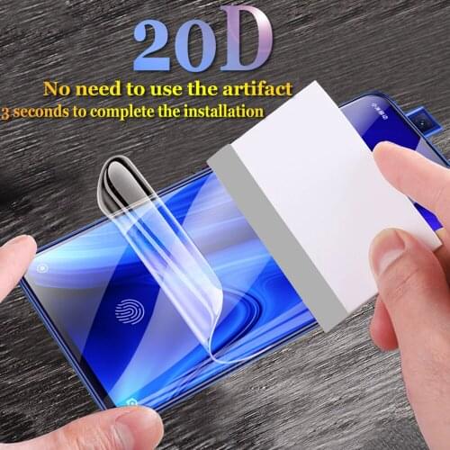 Soft full cover for xioami redmi 6A hydrogel film protective film redmi note 6 pro note 7 pro phone screen protector Not Glass
