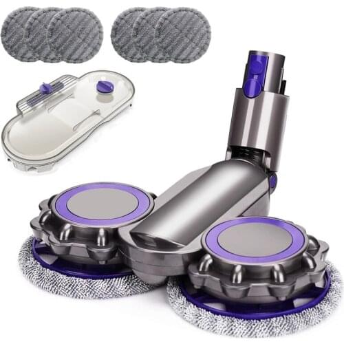 Electric Floor Head for Dyson V7 V8 V10 V11 Vacuum Cleaner Parts Wet Dry Mopping Head with Water Tank Mop Head Mop Pads