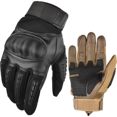 Military Gloves Tactical Airsoft Touch Screen Gloves Army Men Shooting Hard Knuckle Armor Anti-Skid Motorcycle Full Finger Glove