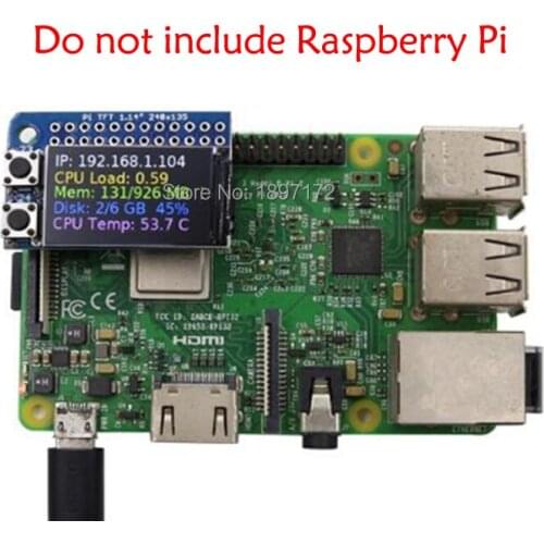 Raspberry Pi LCD 1.14inch and 1.3inch LCD Mini Pi TFT, IPS