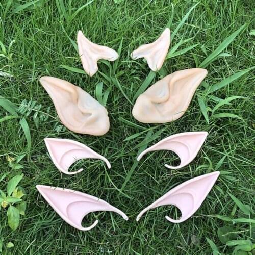 Party Decoration Latex Ears Fairy Cosplay Costume Accessories Angel Elven Elf Ears Photo Props Adult Kids Toys Halloween Supply