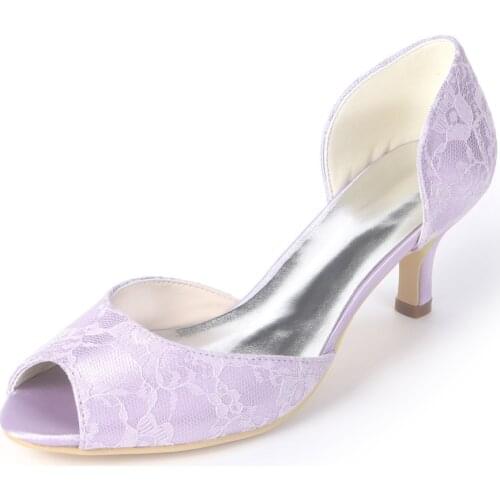 Creativesugar elegant lace D'orsay lady low heel pumps fresh color bridal wedding prom cocktail dress shoes mint green lavender