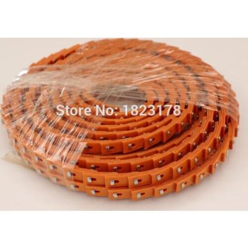 1.4meters with the Nail A width 13mm color orange polyurethane v-belt Free Shipping