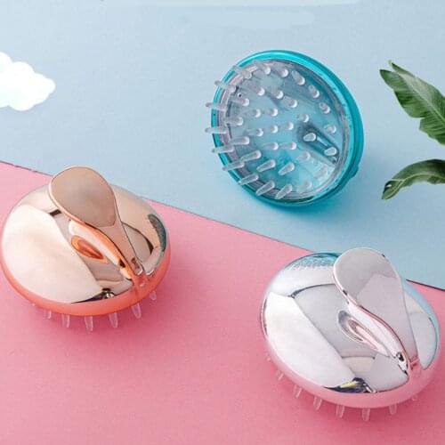 1PC Silicone Shampoo Scalp Shower Body Hair Massage Washing Massager Brush Comb