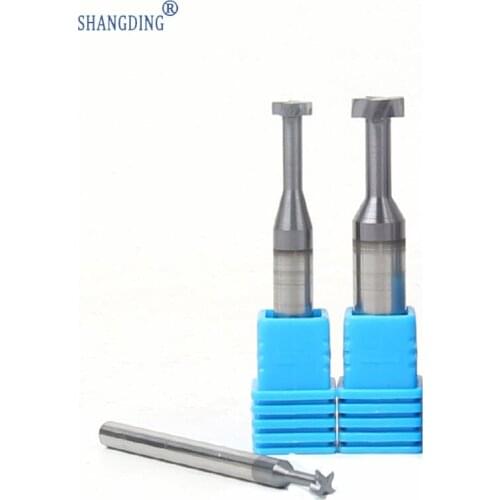 1PCS 4mm-12mm T type Groove HRC55 Solid carbide Milling Knife Cutters for CNC Machine