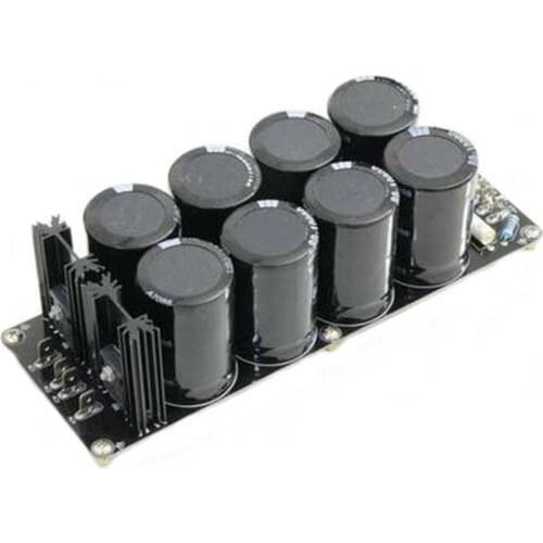 1pcs 8x 10000uF/80V Two Parallel High Quality Power Amplifier Supply Finished Board Assembled Audio DIY