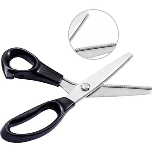 1pcs Triangle/Semicircle Tailor Scissors Pro Dressmaking Pinking Shears Scissors Fabric Embroidery Decorative Shears For Sewing