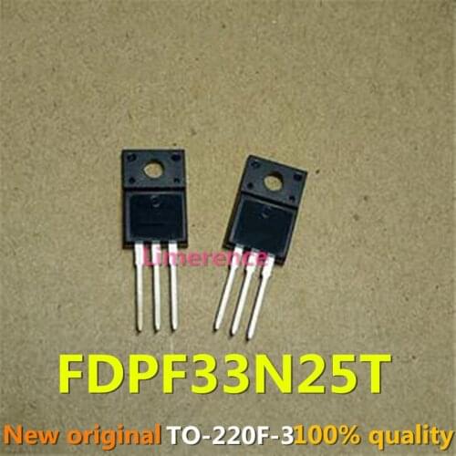 10piece) 100% New FDPF33N25T 33N25T TO-220F Support the BOM one-stop supporting services