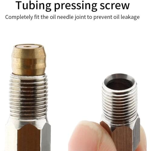 2Pcs Bicycle Brake Tubing Screw Stainless Steel Hollow Tight Bolts M8 Thread Mountain for Bike Brake Hose Connector Screw