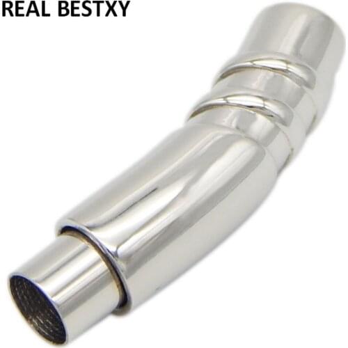 20pcs/lot hole size: 6/8mm Bracelet Making Magnet Clasp Findings 316L Stainless Steel Magnet Buckles Leather Bracelet Accessory