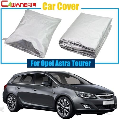 Cawanerl Car Cover For Opel Astra Tourer Auto Outdoor Rain Snow Sun Preventing Protection Cover UV Anti Dust Proof