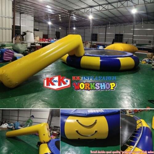 High quality Commercial Grade Inflatable Water Trampoline Combo & Water Catapult Blob For Fun from China