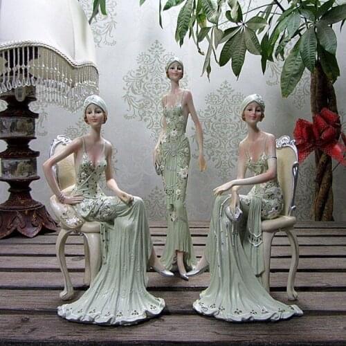 Large size Resin Crafts AngelDecoration Beauty Characters Creative Home Decoration European Home Decoration Gifts(A923)