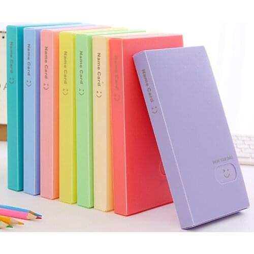 120 Pockets Business Card Book ID Credit Holder Name Card Picture Photo Album Storage Case Keeper M17F