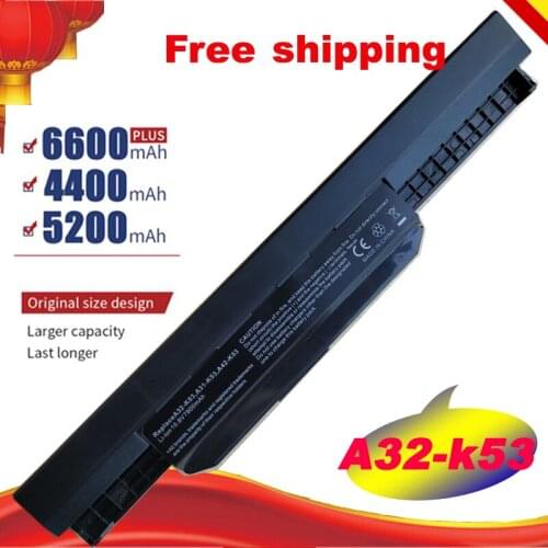 Dulreable 7800mAH Battery for ASUS A32-K53,A41-K53,K53B,K53BY,K53E,K54C,K84,X43B
