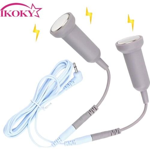 IKOKY Electric Shock Breast Massager Nipple Stimulator Whole Body Massage Sex Toys for Couples Adult Games Sex Products