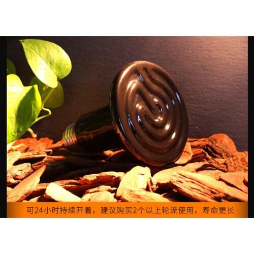 Climbing pet ceramic light heater reptile tortue pet hedgehog lizard infrared insulation heating lamp bulb aquarium for turtle