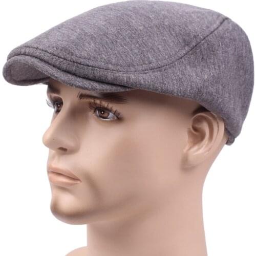 Trend Cabbie Driver Ivy Hat Solid Color Wool Blend Felt Newsboy Caps Hats for Men Women Beret Retro Forward Hat Adjustable