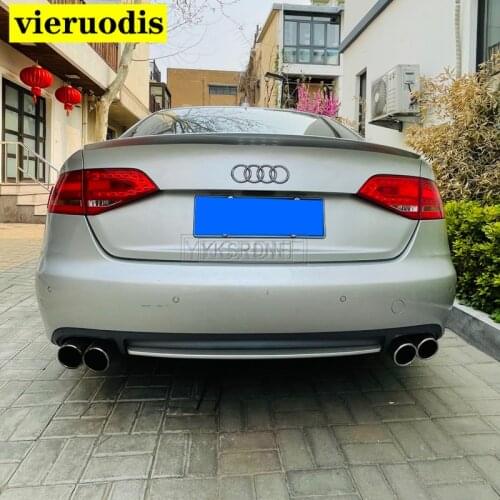 ABS Plastic Unpainted Tail Wing Primer Color Rear Spoiler For Audi A4 B8 B8.5 Spoiler 2009 2010 2011 2012 2013 2014 2015 2016