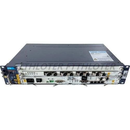 Wholesale Economica ZTE ZXA10 C320 10G Uplink SMXA/3 PRAM AC 110V-220V 8 Port GTGO C++ GPON OLT