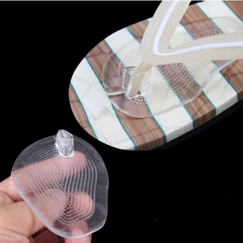 Wholesale Gel Anti-Slip Self-adhesive Forefoot Pad Ball of Foot for Slippers Flip-Flops Insoles