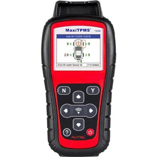 Autel MaxiTPMS TS508K Tire Pressure Monitoring System Reset TPMS Replacement Tool with 8pc Sensors