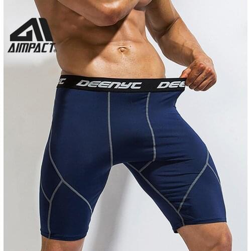 Sport Compression Short Pants Men Athletic Fitness Running Tight Shorts Bodybuilding Training Workout Gym Yogo Leggings AM5117