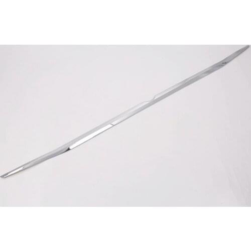 Only for Sedan Sport Model !! ABS Chromed Auto Rear Trunk Lid Molding Cover Trims Trim for Mercedes-Benz A-Class W177 2019 2020