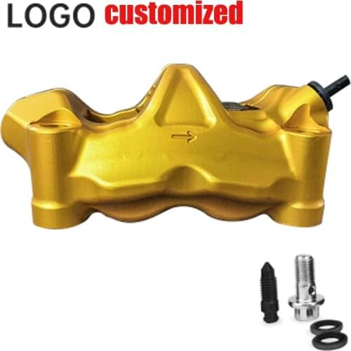 Universal Motorcycle 4 piston Gp4 RX Radial Brake Caliper 100mm / 108mm Mounting For Honda Yamaha Kawasaki Suzuki Ducati allside