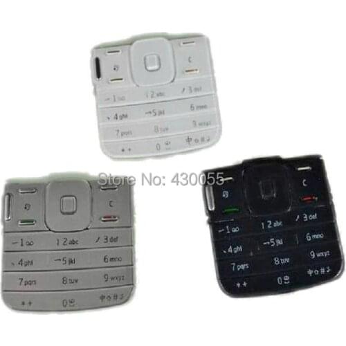 10pcs Brand New Housing Main Keyboards Keypads Cover Case Buttons For Nokia N79 Free shipping Black White Grey