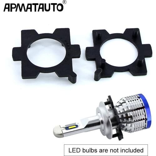 2Pcs H7 LED Car Headlight Bulb Adapter Base Holder Auto Headlamp Socket Retainer For Opel Honda CRV Mazda 3/5/6/M3/M5/M6